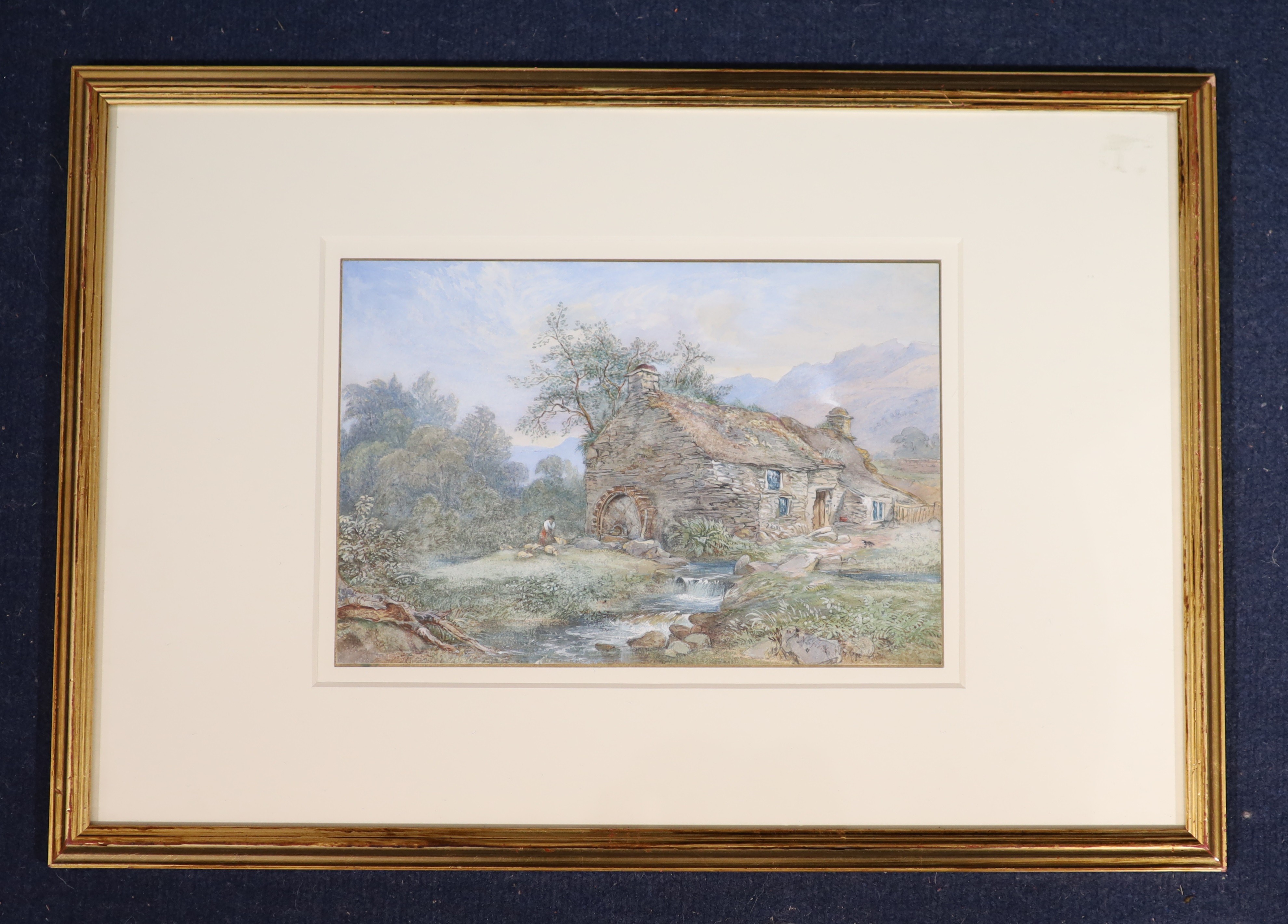 William Andrews Nesfield (1793-1881), An Old Mill near Betws y Coed, watercolour, 18.5 x 28cm.
